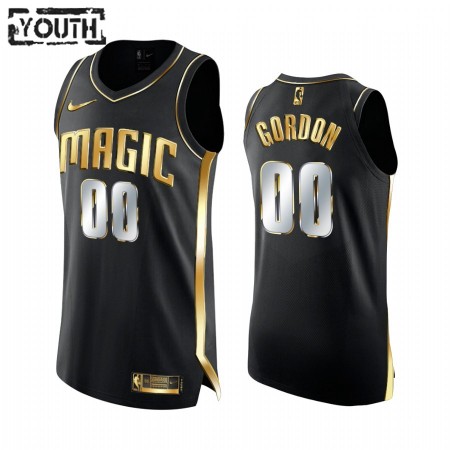 Maglia NBA Orlando Magic Aaron Gordon 00 2020-21 Nero Golden Edition Swingman - Bambino